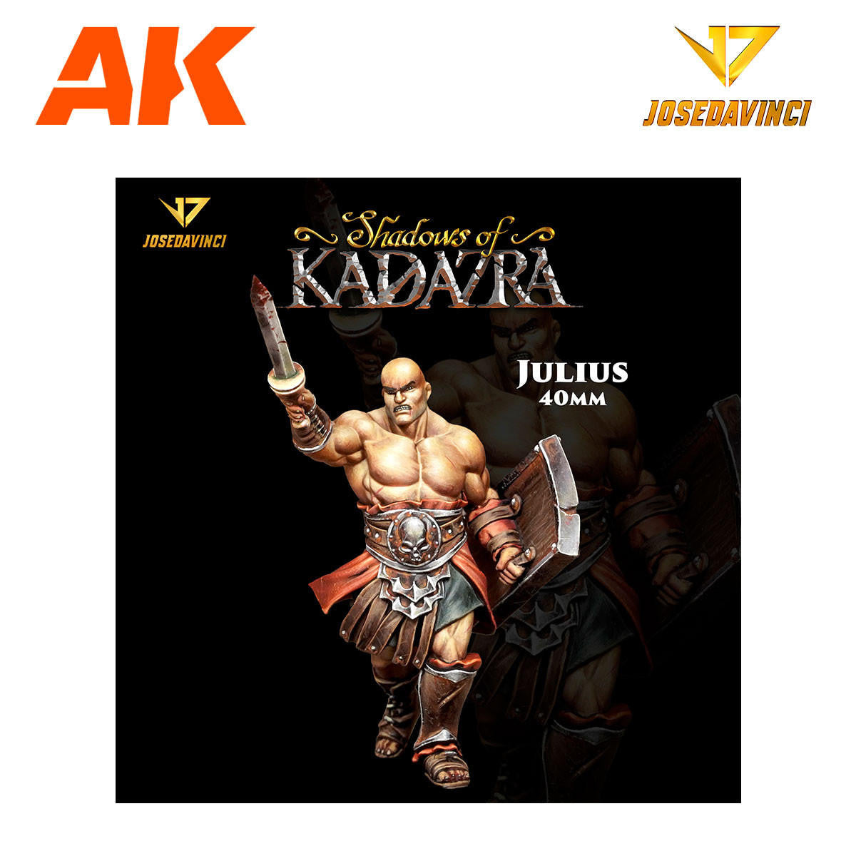 AK Interactive 40mm Julius JoseDavinci AK-KJD002